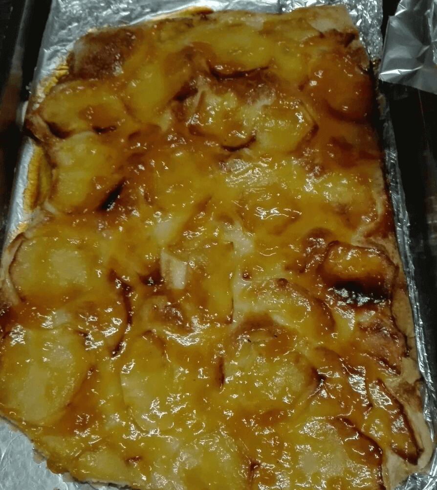 Tarta de manzana súper fácil.